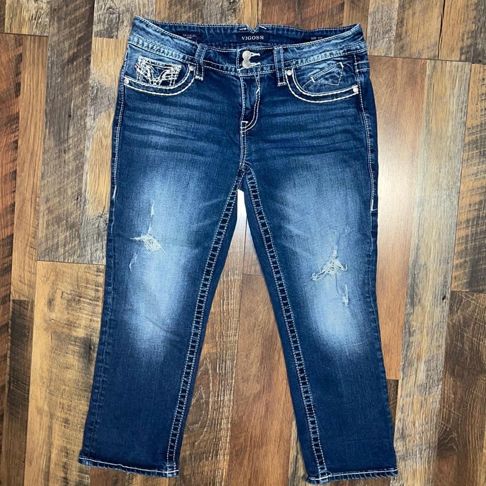 Vigoss Distressed “The Chelsea” Capri Size 9/10